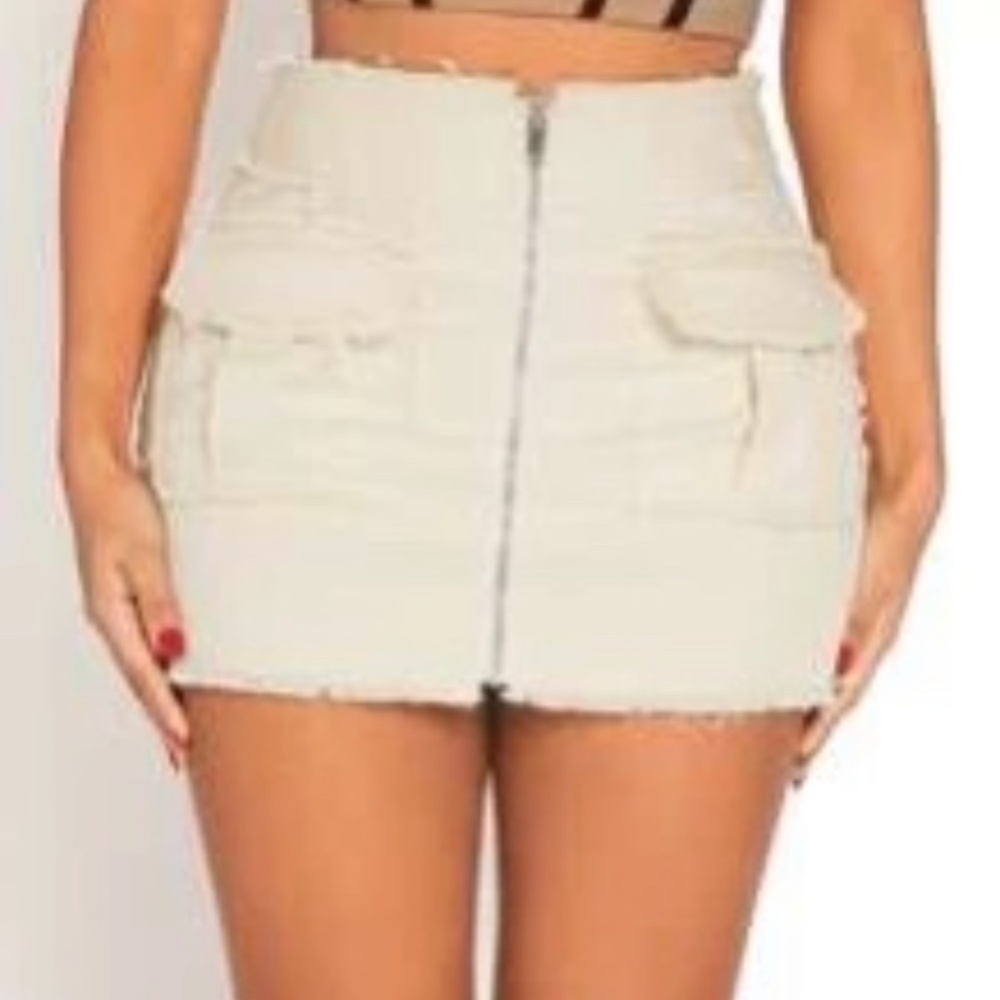 SHEIN Beige Skirt